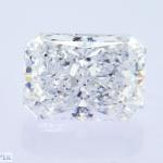 High Quality 3.39ct Radiant Cut E VVS Laboratory Grown CVD White Diamond GIA Certified for sale