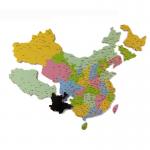 A3 A4 Kids Puzzle Games Magnetic Map EVA Puzzle Set Custom World Country for sale