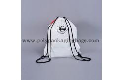 China Recycled Double Ropes Promotional Drawstring Backpacks supplier