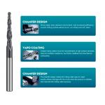 118° Point Angle Tapered End Mills With 30° Helix Angle And Yes Center Cutting for sale