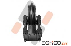 China Komatsu PC35MRX Mini Excavator Front Idler With Doulble Conical Sealing supplier