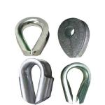 Carbon Steel Wire Rope Galvanised Thimbles For Steel Cable M4 - M28 for sale
