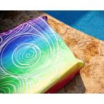 Recycled Pink Flamingo Beach Towel Personalized Swim Towels Double Side Print