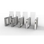 SUS304 Stainless Steel Narrow Type High Panel Swing Turnstile Gate for sale