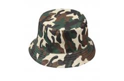 China OEM ODM Organic Cotton Bucket Hat 60cm Unisex Custom Camo Hats supplier