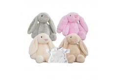 China DIY 30cm Sublimation Stuffed Animals Easter Bunny Plush Toy With Customizable T Shirt supplier
