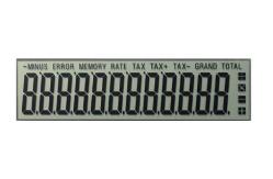 China Monochrome TN LCD Display Screen High Resolution Alphanumeric For Calculator supplier
