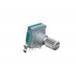 EC11 Incremental Rotary Encoder 15 Pulses , 30 Detent 10mA 5V DC  Horizontal Mount Metal Shaft for sale