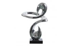 China Custom Abstract Resin Ribbon Sculpture Decorative Art Craft supplier