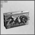 Chinese Classical Decorative Roof Ridge Tile Handmade 3D Flower Design Clay Material for sale