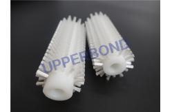 China DWG White Nylon Long Brush Roller For Cigarette Maker supplier