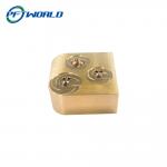 AutoCAD Steel Machining Brass Parts , Sandblasting Brass CNC Turned Components for sale