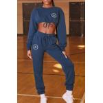 Long Sleeve Sportswear Tracksuits Women Fitness Casual Loose Fitting Tracksuits for sale