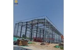China Light Prefabricated Steel Structure Building With Sandwich Panels Wall Construction supplier