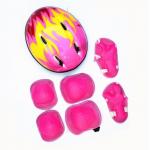 Cheap Kids Helmet Adjustable with Sports Protective Gear 7pcs Set Skating Scooter for sale