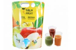 China Juice / Oil / Wine Stand Up Pouch With Spout / Spigot Custom Printed supplier