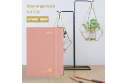 China 80GSM Academic Weekly Planner 2023 With Hourly Schedule Monthly Tabs supplier