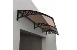 China Weatherproof PC Board Awning Remains Clean For Window Or Door supplier