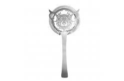 China Tiger Design Hawthorne Stainless Steel Cocktail Strainer with Durable Spring supplier