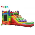 Commercial Inflatable Water Bounce Giant Funny Backyard Bounce House Slide for sale