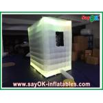 Inflatable Photo Studio Logo Printing Inflatable Blow-Up Photobooth For Photostudio With Pitched Roof for sale