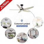 LED 5 Blade Ceiling Fan , Living Room Quiet High Speed DC Ceiling Fan