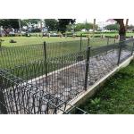 H2200mm 4.5mm Welded Wire Mesh Fence Panels Powder Coating Black Color for sale