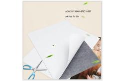 China A4 Adhesive Magnetic Sheet Custom Size Flexible Magnet Material supplier