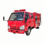 Japan Isuzu  4X2 Double Rows 2000 Liters Fire   Fighting Truck  Fire Engine 	mini Fire Truck for sale