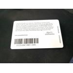 Sublimation Plastic Custom PVC Cards Barcode Qr Code Preprinted Round Corner for sale