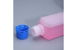 China Square Empty HDPE Plastic Lab Reagent Bottle 125 Ml Leakproof supplier