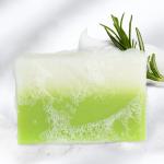 Private Label Nature Organic Moisturing Matcha Lemengrass handmade bath soap 135g