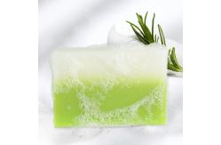 China Private Label Nature Organic Moisturing Matcha Lemengrass handmade bath soap 135g supplier