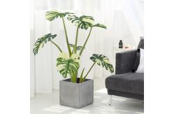 China 80cm Artificial Monstera Potted Plant No Nursing Low Maintenance supplier