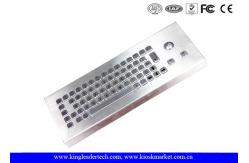 China USB Interface Desktop Rugged Keyboard Trackball With 65 Keys supplier
