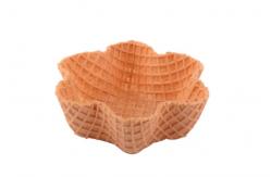 China CE Crispy Tart Chocolate Waffle Cones 92mm Caliber , Custon Size supplier