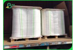 China White Thin Straw Wrap Paper 28gsm Perfect Paper Packaging For Straws supplier