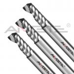 0.8μm Single Flute Router Bits Uncoated CNC Router Drill Bits H6 For MDF Plywood for sale