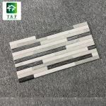 Exterior Glazed Ceramic Tiles 20 X 40 Black Mix White Color for sale