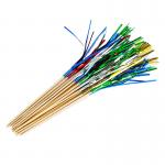 Disposable Bamboo Fireworks Bulk Toothpicks For Cupcake Toppers 10cm for sale
