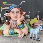 Personalised  Theme Park Animatronics Giant Animatronics For Trampoline Park