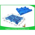 Stackable Black Plastic Skids Pallets , Lightweight Plastic Pallets 100% Recycled Material for sale