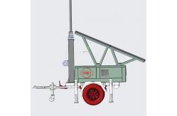 China Solar Surveillance Trailer With Srtrobe Light For Construction Sites Monitoring supplier