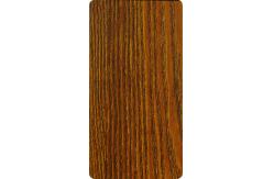 China Decorative Seamless Stainless Steel Clad Plate Dark Brown Woodgrain supplier