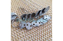 China Reusable Insulation Blankets SS Lacing Hook 22 Mm Head supplier