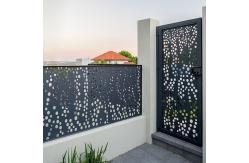 China Rectangular Aluminium Profile Gate Double Aluminum Exterior Door Lightweight supplier