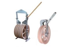 China Power Transmission Line Stringing Construction Bundled Conductor Aerial Helicopter Stringing Blocks supplier