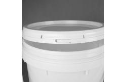 China Round Plastic Paint Bucket with Pouring Spout and Heat Resistant supplier