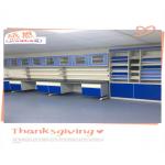 Durable Lab Wall Benches With Customizable Options And Powder Coating for sale