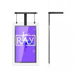 Slim Dual Sided Window Display With Temper Glass 43 / 55 Inch for sale
